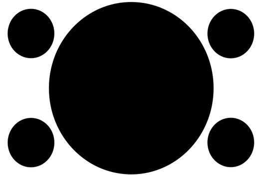 Circular Colored Banners - Black Circles. Can be used for Illustration purpose, background, website, businesses, presentations, Product Promotions etc. Empty Circles for Text, Data Placement.