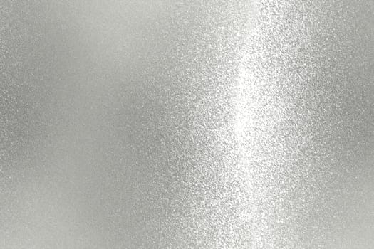Texture of silver scratches metal plate, abstract background
