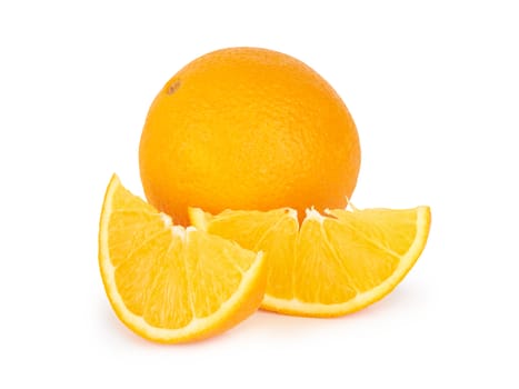 Orange fruit isolated on a white background