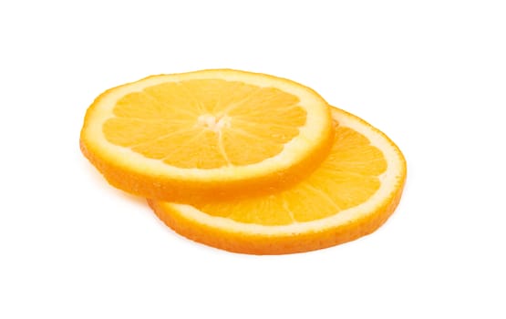 Orange fruit isolated on a white background