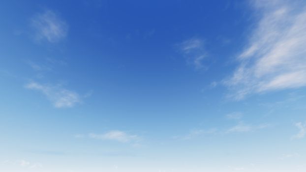 Cloudy blue sky abstract background, blue sky background with tiny clouds, 3d rendering

