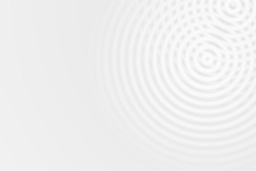 Abstract white rings sound oscillating, circle spin soft background