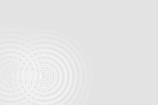 Abstract white rings sound oscillating, circle spin soft background