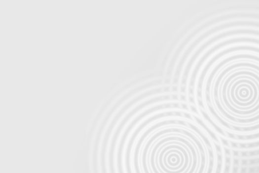 Abstract white rings sound oscillating, circle spin soft background