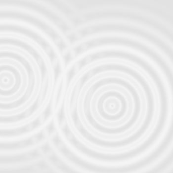 Abstract white rings sound oscillating, circle spin soft background