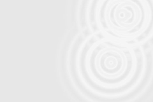 Abstract white rings sound oscillating, circle spin soft background