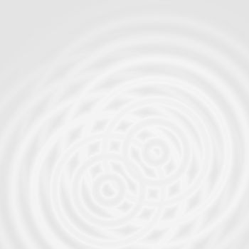 Abstract white rings sound oscillating, circle spin soft background