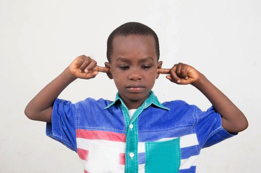 little boy wants to hear nothing that was said about him.
