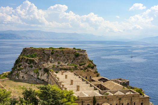 View of Corfu old fortress - Greece