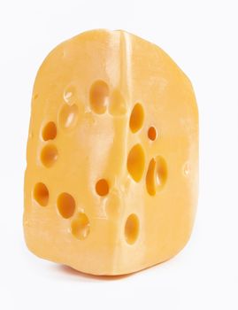 Cheese isolated on white background cutout