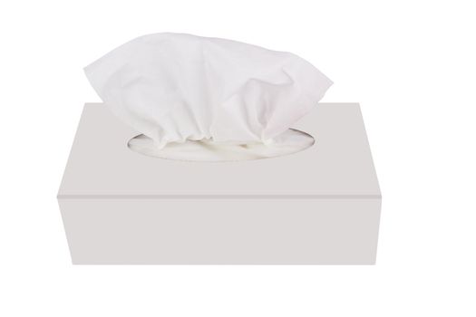 Tissue box isolated on a white