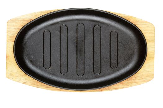 Frying pan, isolated on white background 