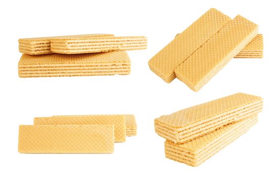 wafers isolated on a white background 