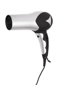 Hair dryer isolated on white