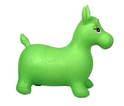 rubber horse isolated on а white