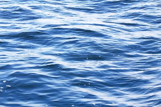 ripple water surface texture at sea background 