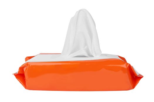 Tissue box isolated on a white background