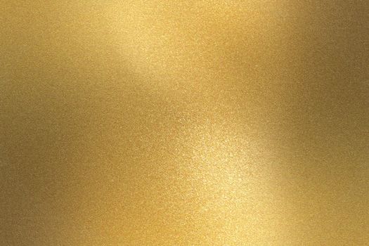 Abstract background, reflection rough gold wall surfaces