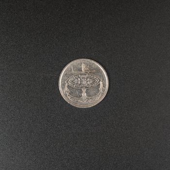 A 50 Sen coin of Malaysian Ringgit