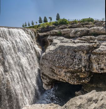 Panoramic View of Niagara Falls on the Cievna river in Montenegro