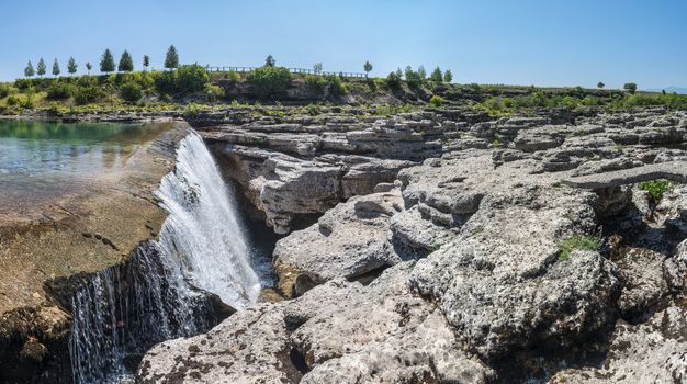 Panoramic View of Niagara Falls on the Cievna river in Montenegro