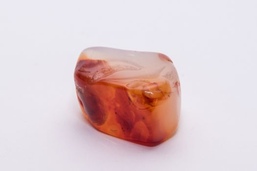 Red orange white gemstone gem jewel mineral precious shiny