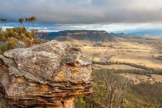 The majesty of our mountains, views from Lithgow  to Narrowneck and Wild Dog Mountains across the valley