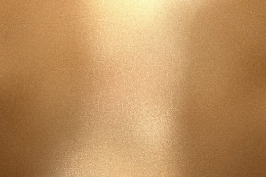 Reflection of wave bronze metal, texture background
