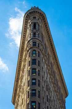 Close to Flat Iron building New York Manhattan stone and steel structure