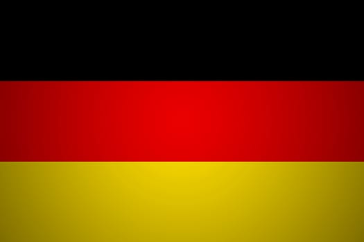 Flag of Germany in minimalistic design and high quality