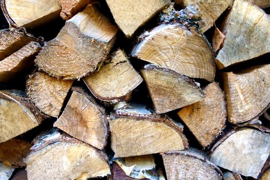 chipped birch wood for the stove, rural life,background