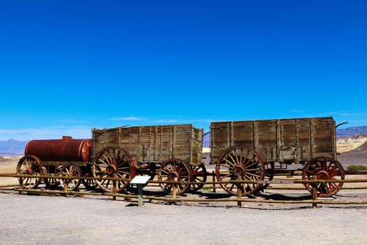 Harmony Borax Works in Death Valley National Park, USA