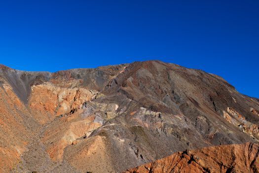 Vibrant view of Badwater basin, endorheic basin in Death Valley National Park, Death Valley, Inyo County California, USA