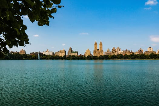 New York, New York, USA at Central Park in the summer