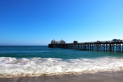 Malibu Lagoon State Beach in Malibu, California, USA