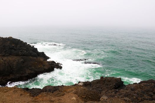 Pacific Pound to the rocky coast of Northern California. USA