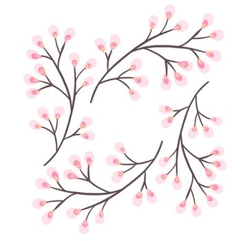 Pretty whimsical Cherry Blossom patterns, with buds now sprouting