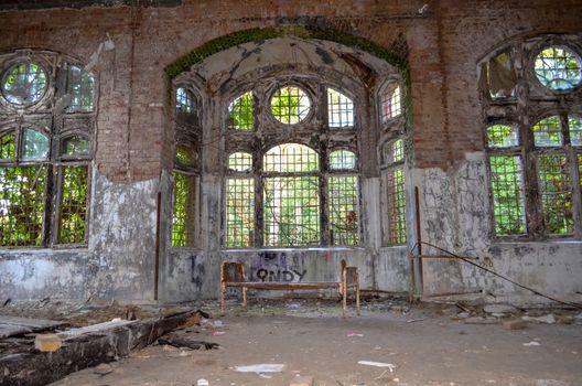 Ruins of Beelitz-Heilstätten Lost place Berlin Brandenburg;