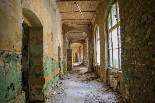 Ruins of Beelitz-Heilstätten Lost place Berlin Brandenburg;