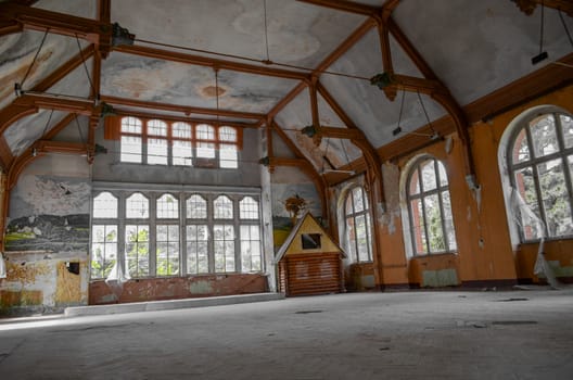 Ruins of Beelitz-Heilstätten Lost place Berlin Brandenburg;