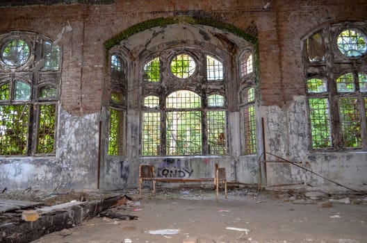 Ruins of Beelitz-Heilstätten Lost place Berlin Brandenburg;