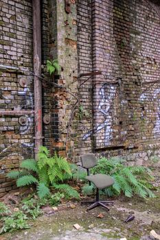Lost Place garage of railway