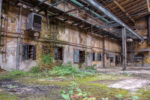 Lost Place garage of railway