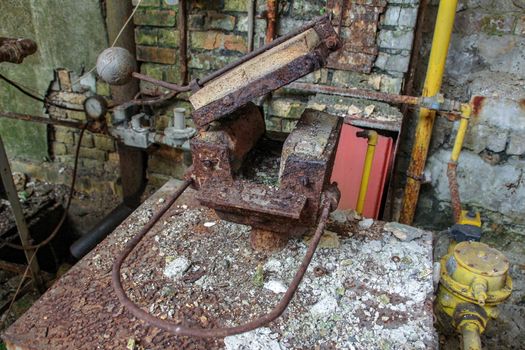 Lost Place garage of railway