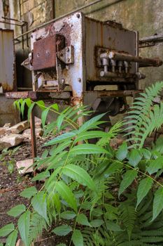 Lost Place garage of railway