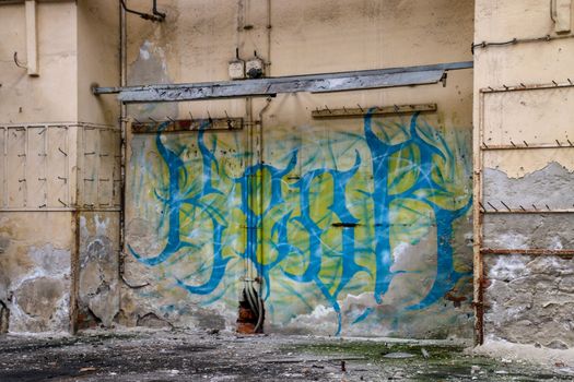 Lost Place garage of railway