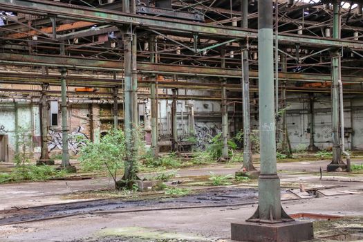Lost Place garage of railway