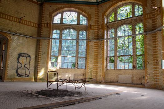 Ruins of Beelitz-Heilstätten Lost place Berlin Brandenburg;