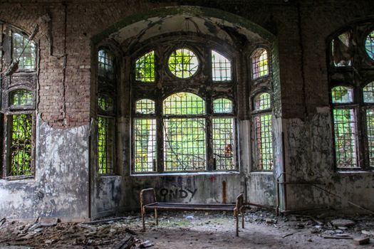 Ruins of Beelitz-Heilstätten Lost place Berlin Brandenburg;
