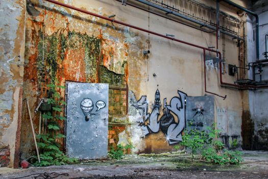 Lost Place garage of railway
